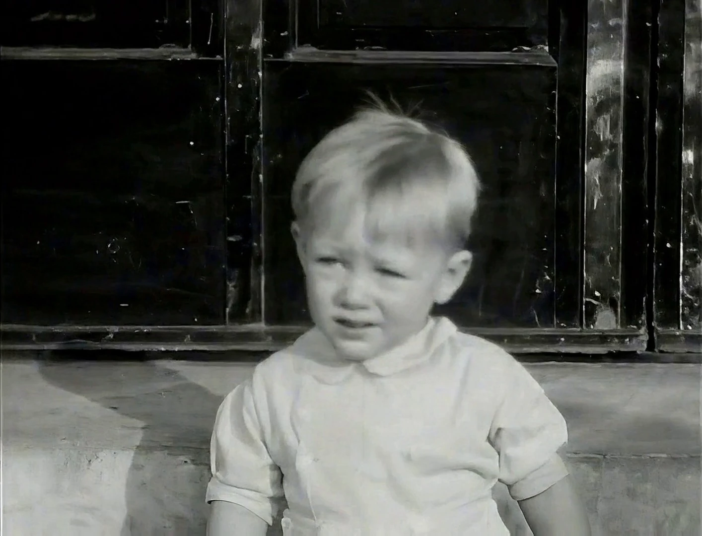 Restored frame from a 1938 home movie, sharp and clean